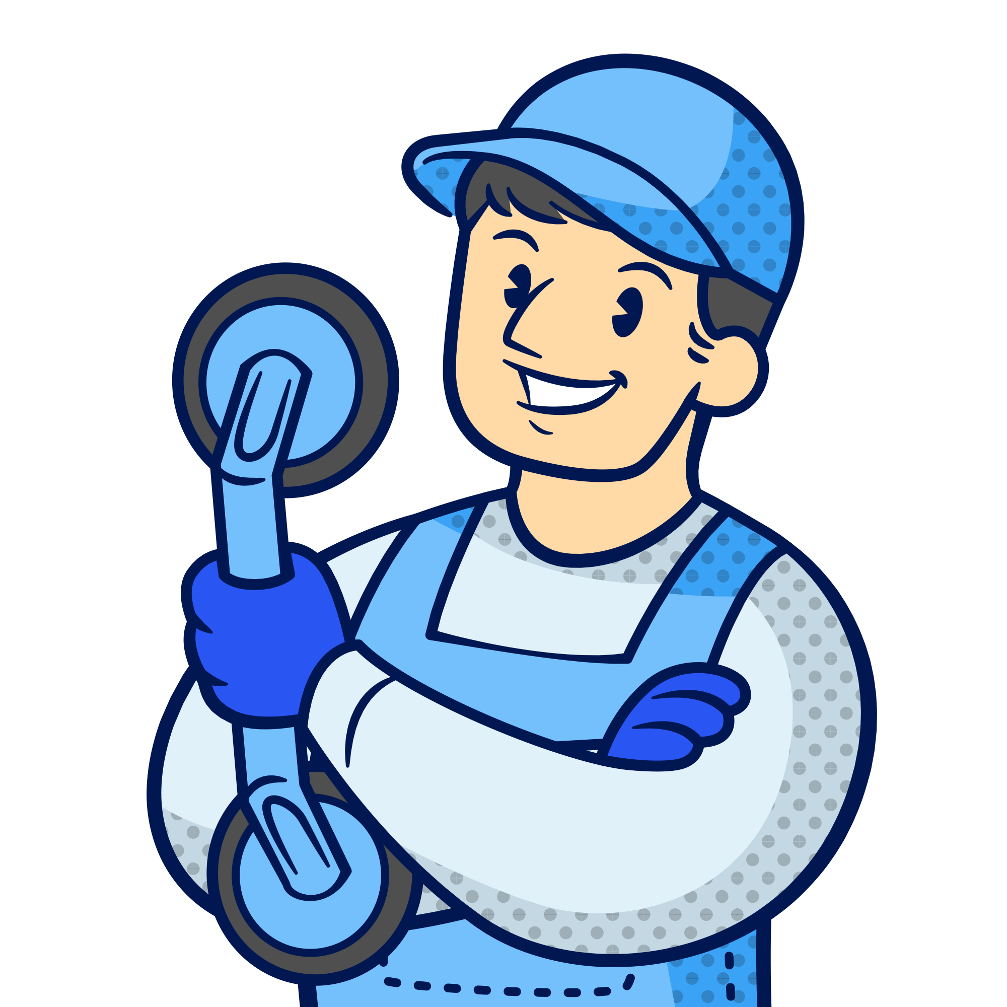 majster-szybka maskotka